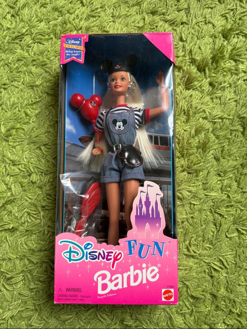 Disney Fun Barbie Doll in Pink Packaging - Disney x Barbie BNIB